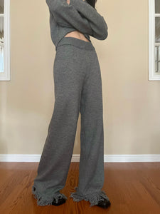 Tessa Knit Trousers Grey