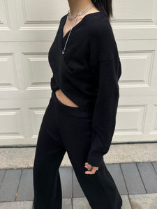 Tessa Knit Top Black