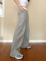 Load image into Gallery viewer, High Waisted Sweatpants Grey
