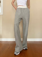 Load image into Gallery viewer, High Waisted Sweatpants Grey
