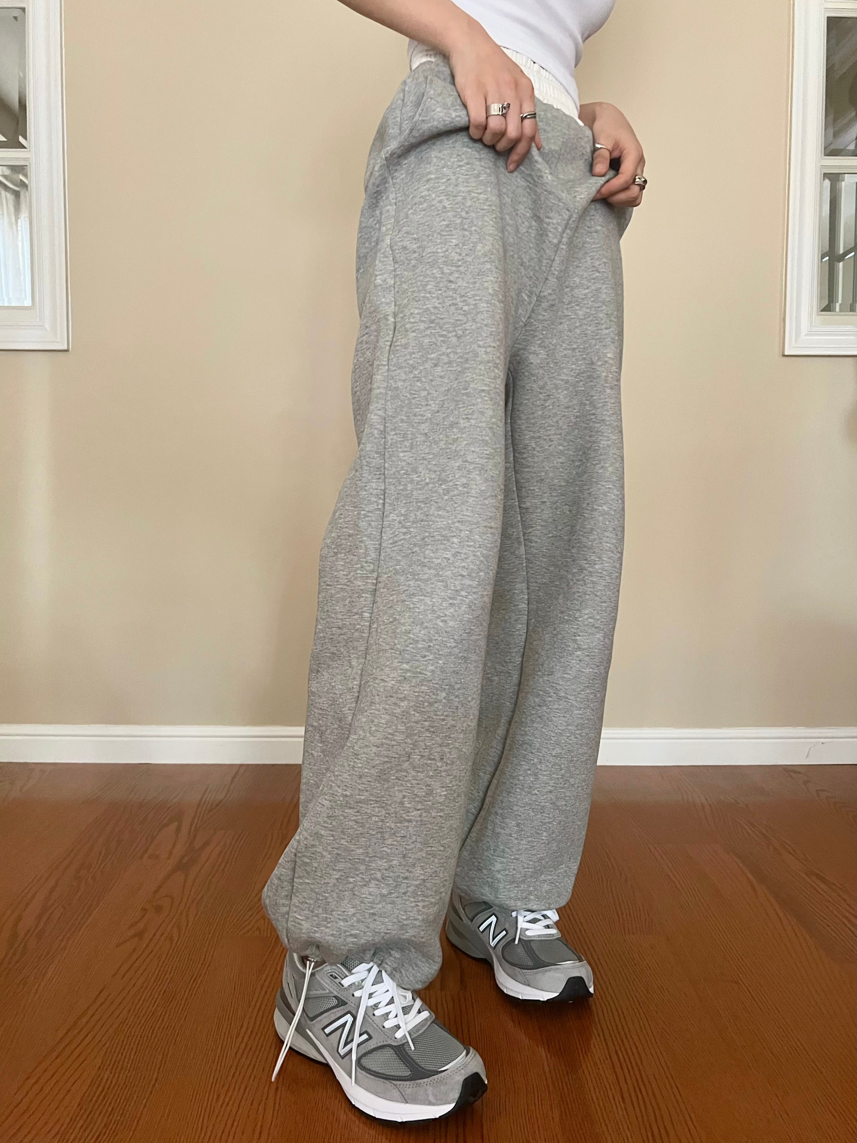 High Waisted Sweatpants Grey