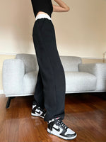 Load image into Gallery viewer, High Waisted Sweatpants Black

