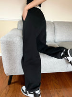 Load image into Gallery viewer, High Waisted Sweatpants Black
