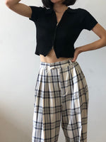 Load image into Gallery viewer, Plaid Statement Pants
