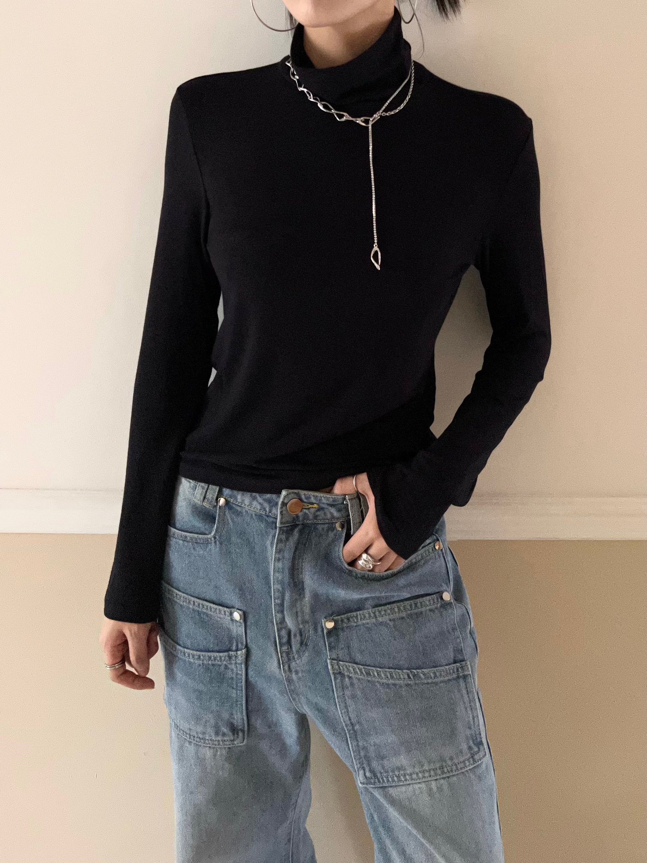 The Simple Turtleneck Multi Colours