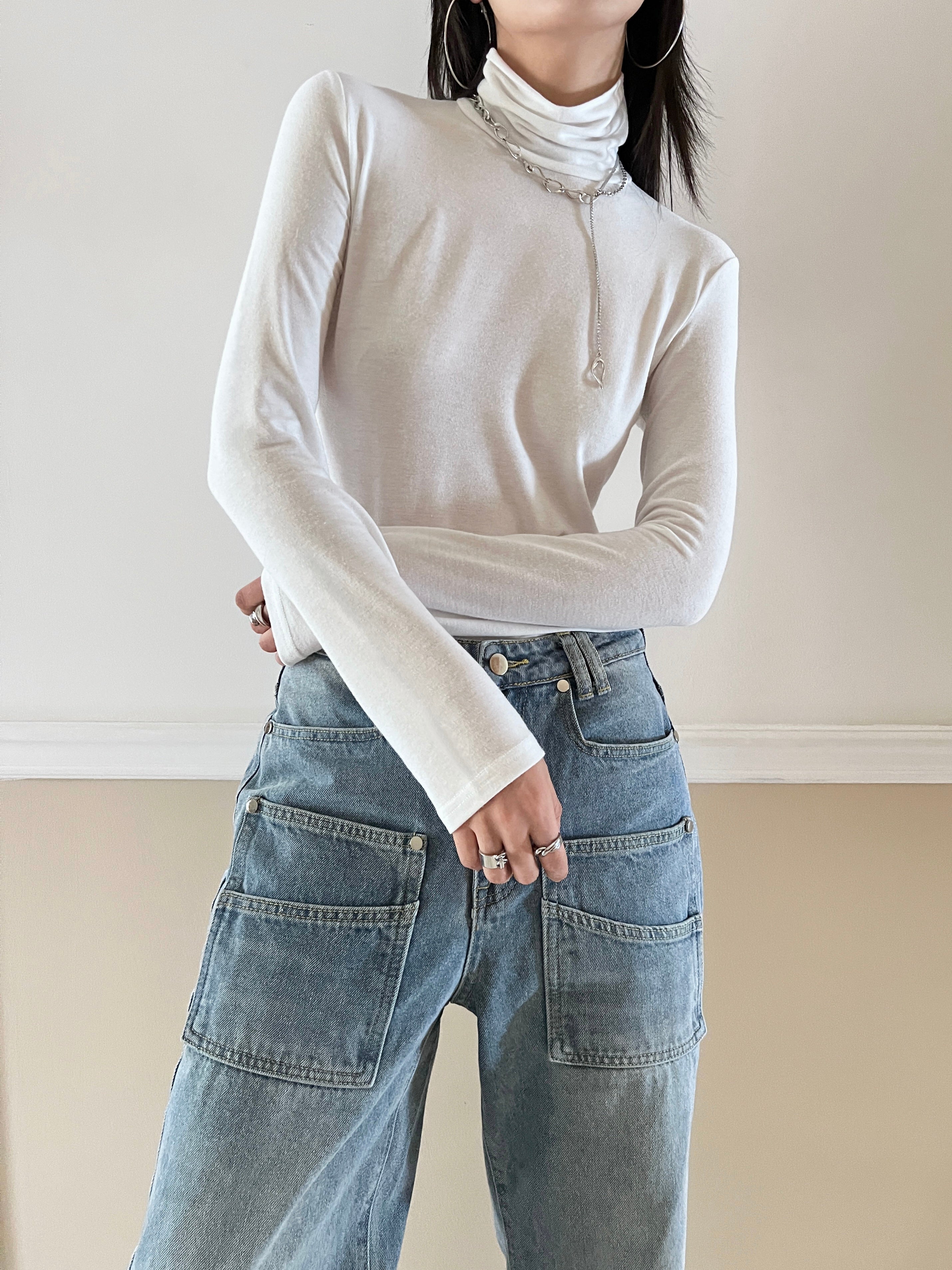 The Simple Turtleneck Multi Colours