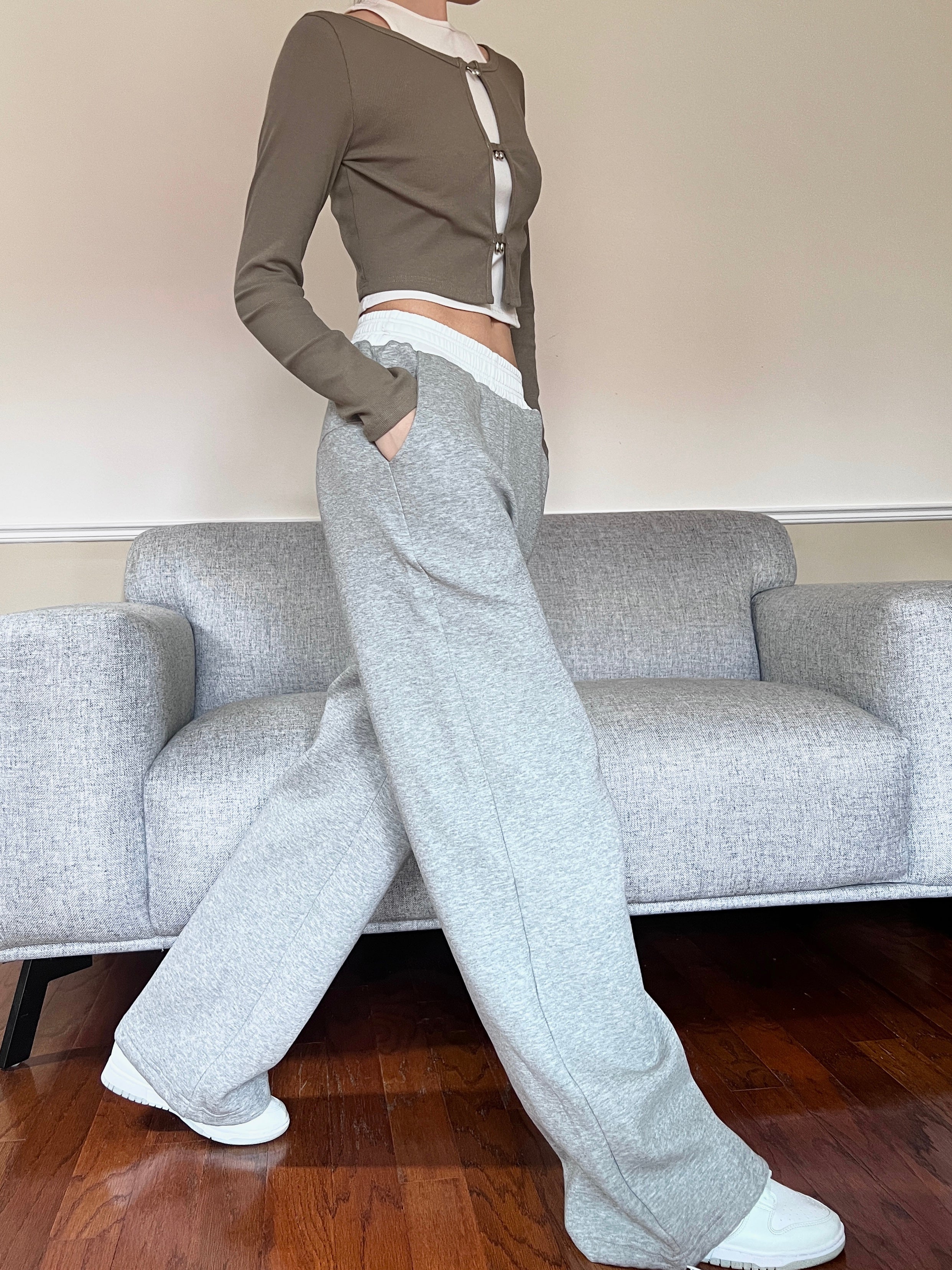 Two Piece Chloe Top Taupe
