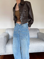 Load image into Gallery viewer, Chic Biker Jacket Brown
