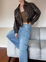 Load image into Gallery viewer, Chic Biker Jacket Brown
