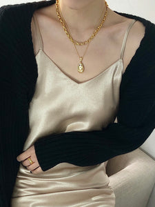 Aria Gold Collarbone Necklace