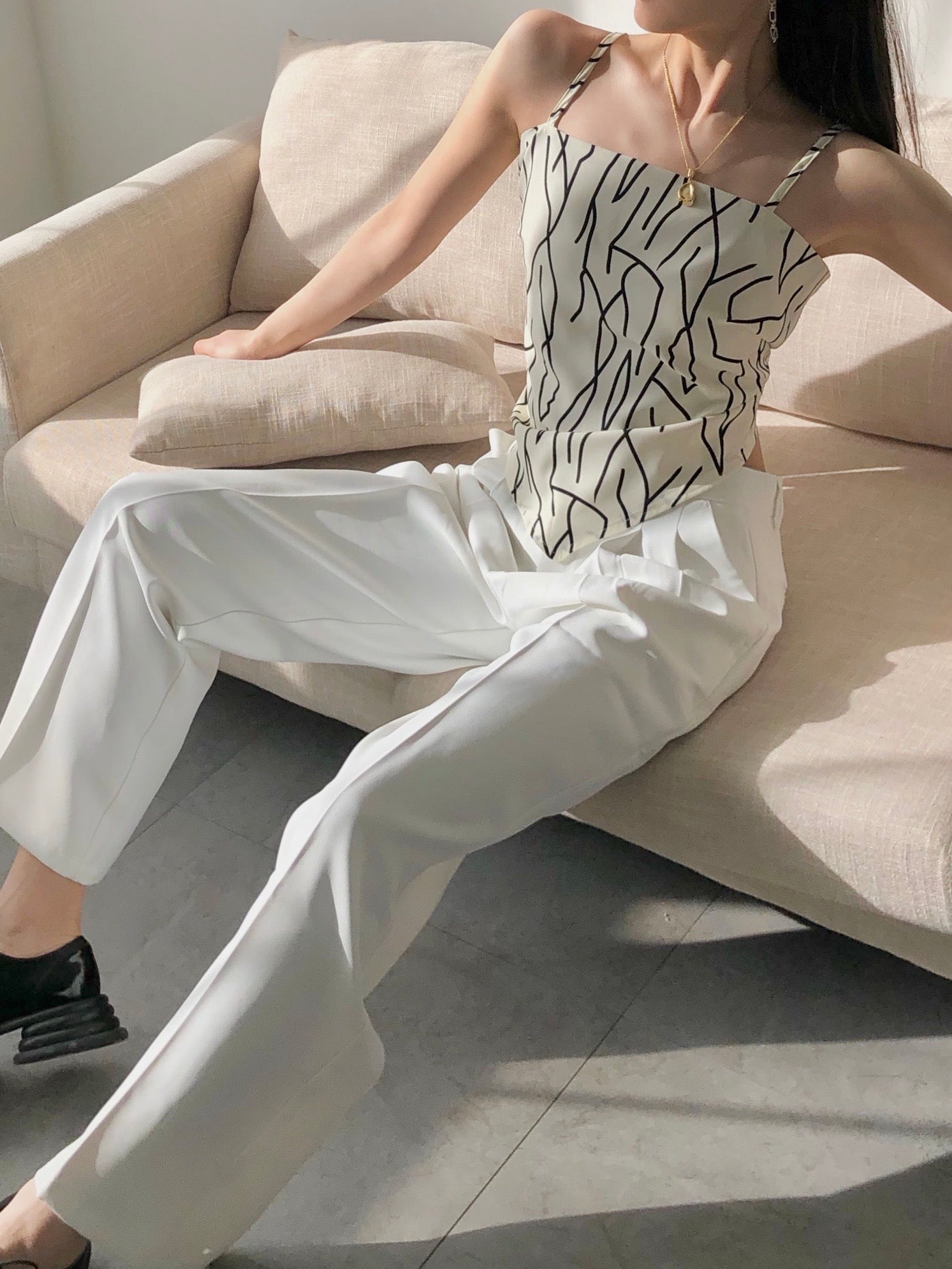 Alex Pant White