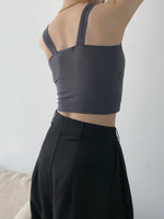 Load image into Gallery viewer, Ribbed Sculpt Tank Grey
