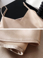 Load image into Gallery viewer, Satin Slip Dress Champagne
