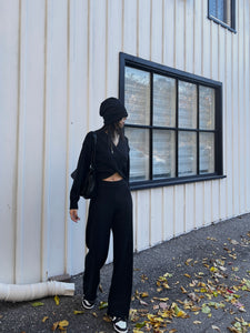 Tessa Knit Top Black
