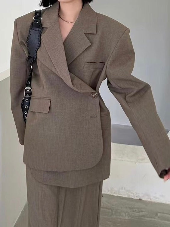 Side Button Blazer