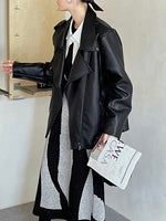 Load image into Gallery viewer, Oversized Biker Jacket

