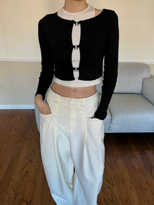 Two Piece Chloe Top Black