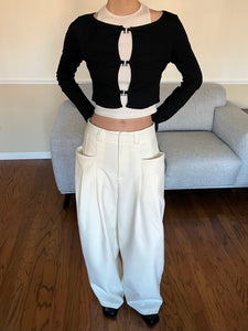 Two Piece Chloe Top Black