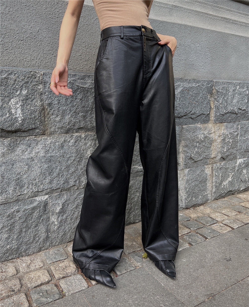 Vegan Leather Pants