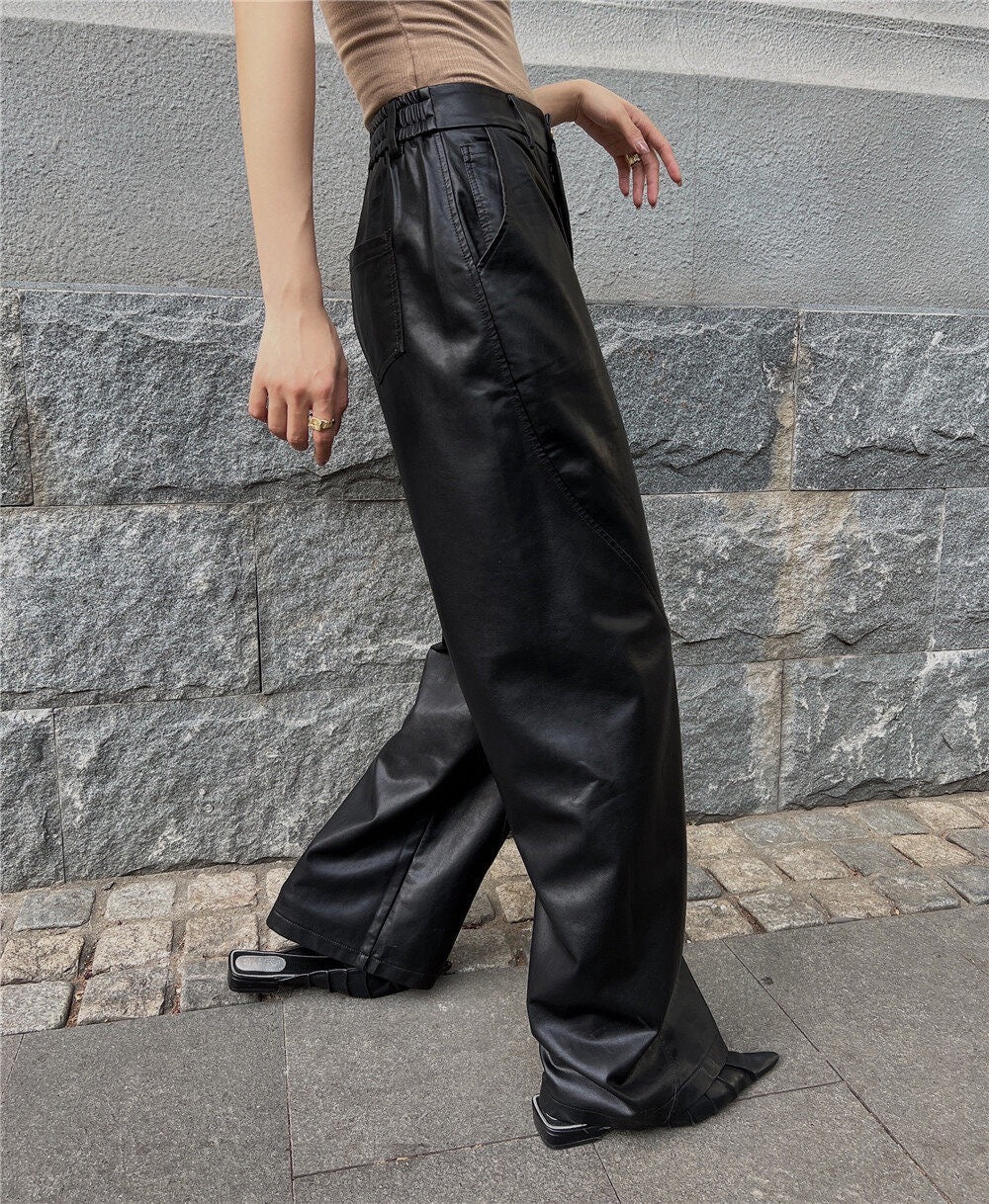 Vegan Leather Pants