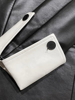 Load image into Gallery viewer, Vegan Leather Blazer Black
