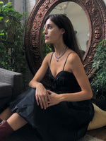 Load image into Gallery viewer, La Dolce Vita Dress Midnight Black
