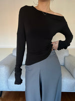 Load image into Gallery viewer, Off the Shoulder Long Sleeve
