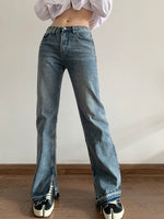 Load image into Gallery viewer, Cut Flare Jeans
