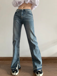 Cut Flare Jeans