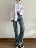 Load image into Gallery viewer, Cut Flare Jeans
