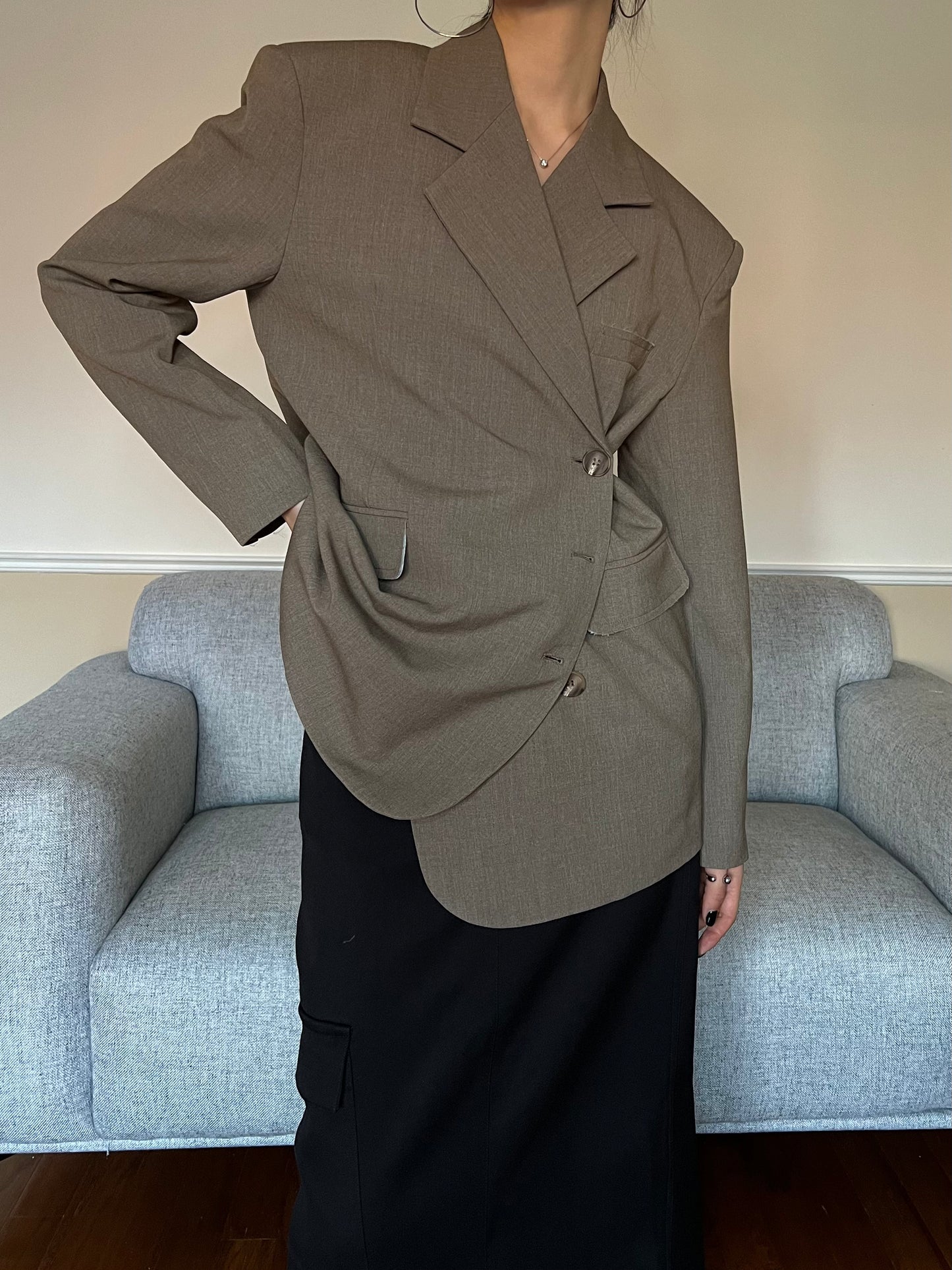Side Button Blazer