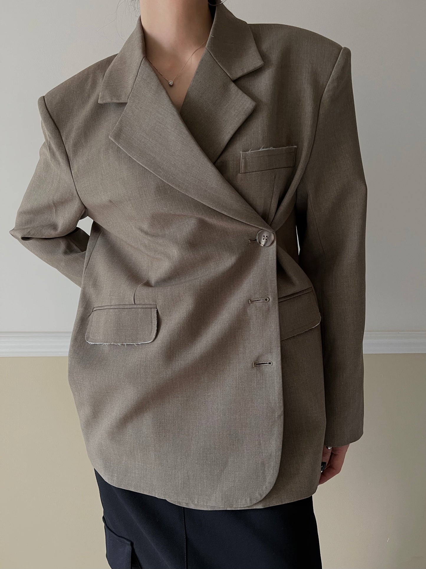 Side Button Blazer