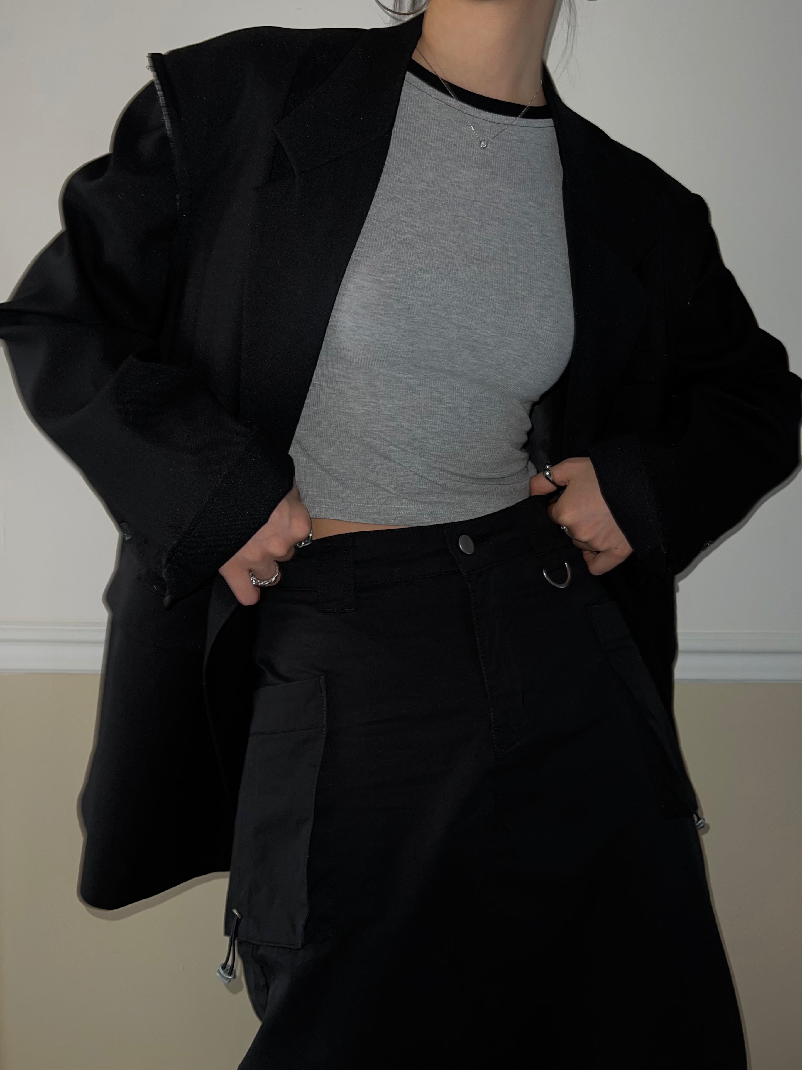 Black & White Blazer
