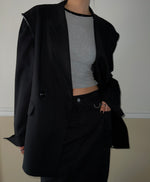 Load image into Gallery viewer, Black &amp; White Blazer
