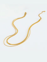 Load image into Gallery viewer, Gold Two Chain Necklace

