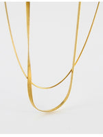 Load image into Gallery viewer, Gold Two Chain Necklace
