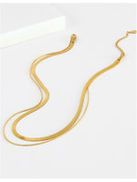 Load image into Gallery viewer, Gold Two Chain Necklace
