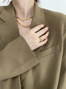 Gaia Gold Ring
