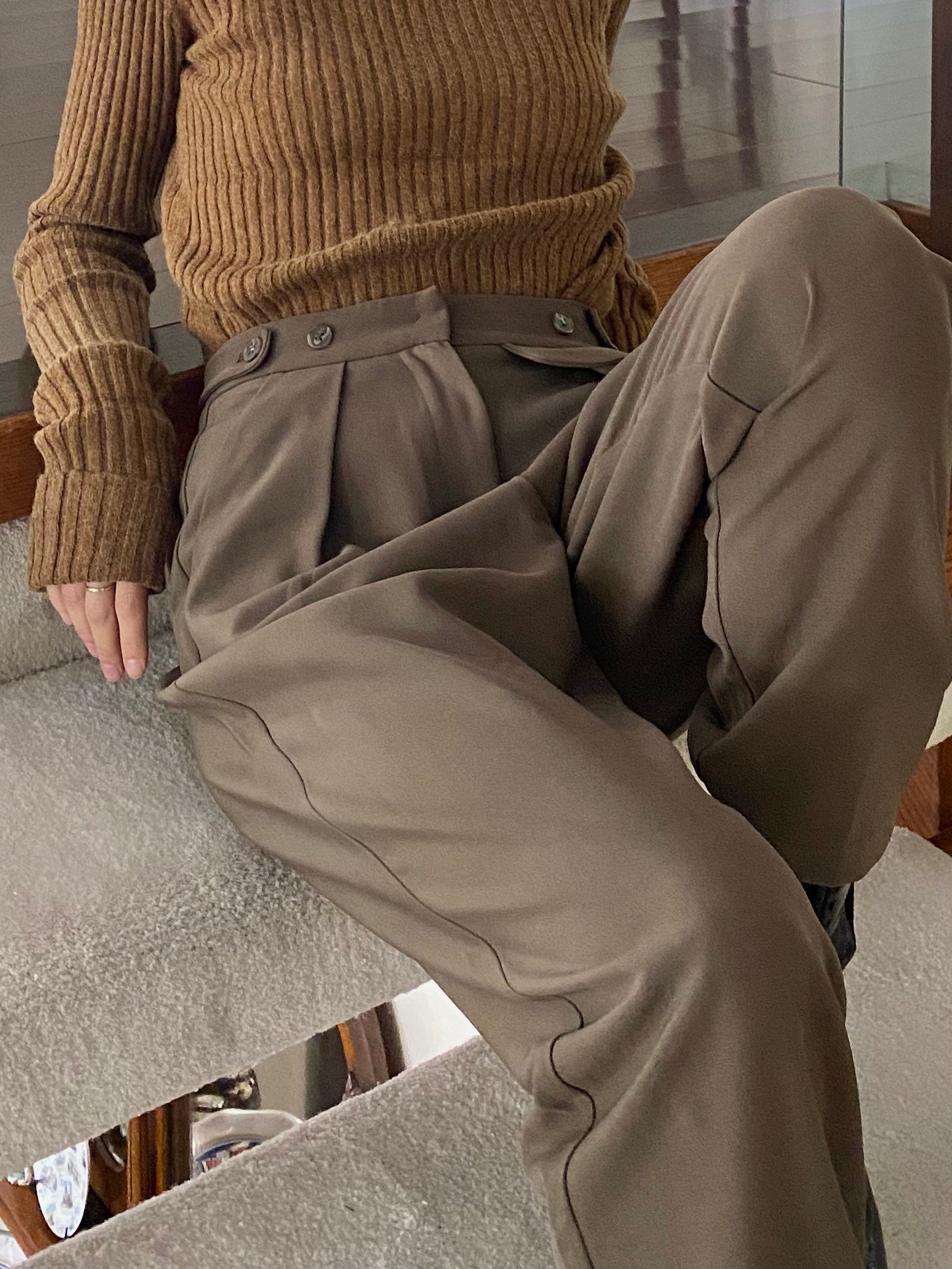 The Chelsea Pant Teddy Brown
