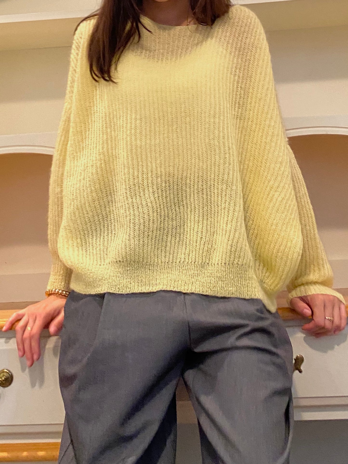 Le Brunch Mohair Sweater Yellow