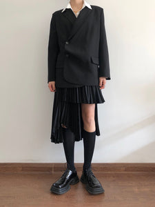 Kelly Asymmetric Blazer Black