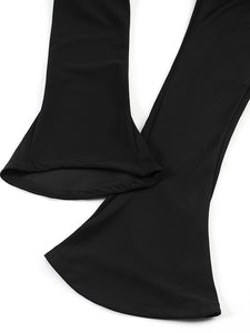 Fitted Flare Pants