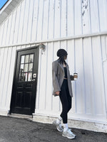 Load image into Gallery viewer, Fayette Blazer Grey Stripe
