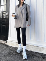 Load image into Gallery viewer, Fayette Blazer Grey Stripe
